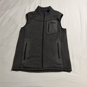 KUIU Basecamp Sweater Vest L Heather Charcoal